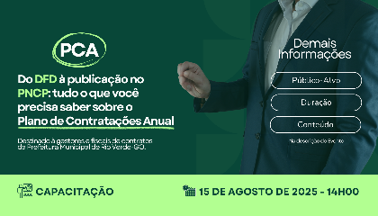 Plano de Contratações Anuais (PCA)