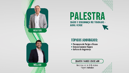 Palestra: Saúde e Segurança no Trabalho